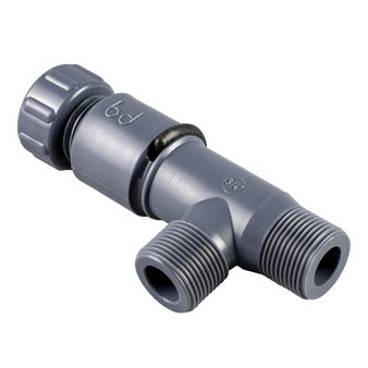 Valvola a spillo - 0800150 series - Bucchi S.r.l. - manuale / filettata / per tubi