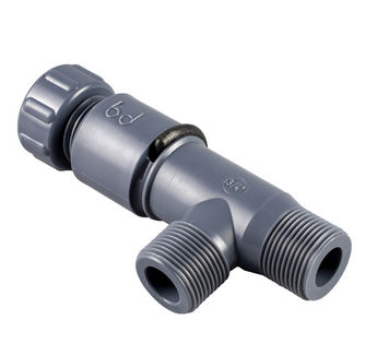 Valvola a spillo - 0800154 series - Bucchi S.r.l. - manuale / di controllo / filettata