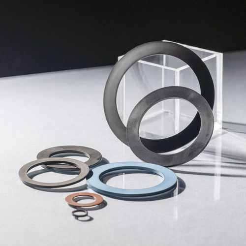 Guarnizione piatta - Rezingom Srl - in gomma / rotonda / di compressione