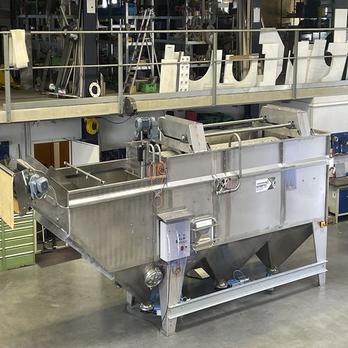 Linea di lavaggio alimentare per patate dolci - Schmatec GmbH - a immersione