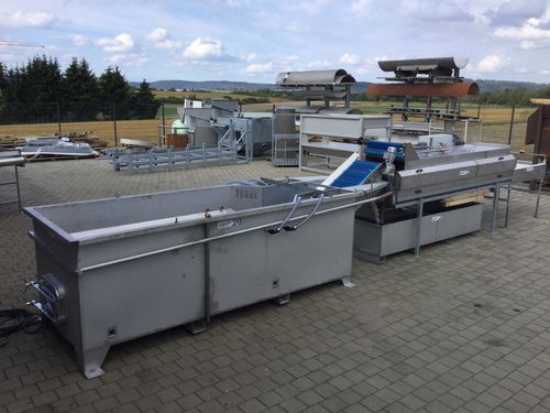 Lavatrice agroalimentare per patate dolci - Schmatec GmbH - a immersione