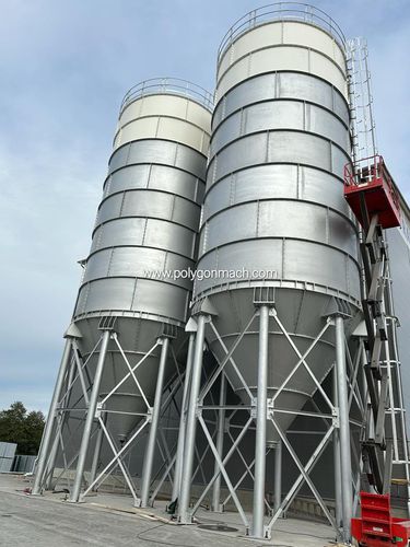 Silo bullonato - Polygonmach - per cemento / di riempimento / per costruzioni