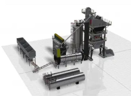 Impianto di produzione d'asfalto mobile - MBA 80-100 - Polygonmach