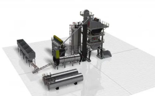 Impianto di produzione d'asfalto stazionario - PBA 100-120  - Polygonmach