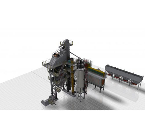 Impianto di produzione d'asfalto stazionario - PBA 200-240 - Polygonmach