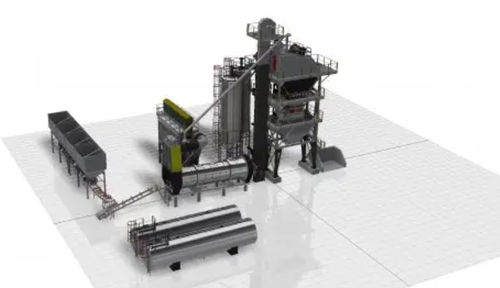 Impianto di produzione d'asfalto mobile - MBA 120-140 - Polygonmach