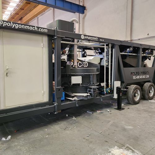 Centrale di betonaggio mobile - PAC 45 - Polygonmach