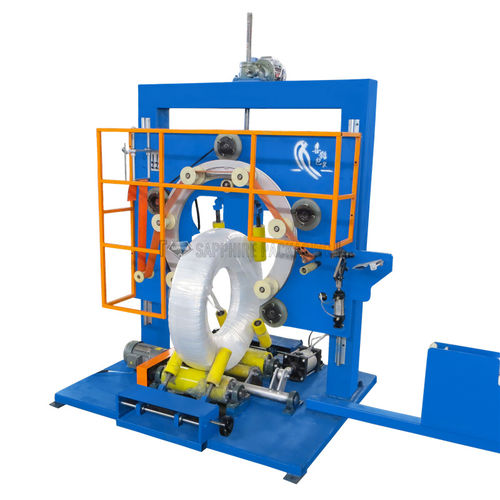 Macchina avvolgitrice e imballatrice verticale - Shandong Sapphire Packaging Machinery - per filo di acciaio / per tubi flessibili