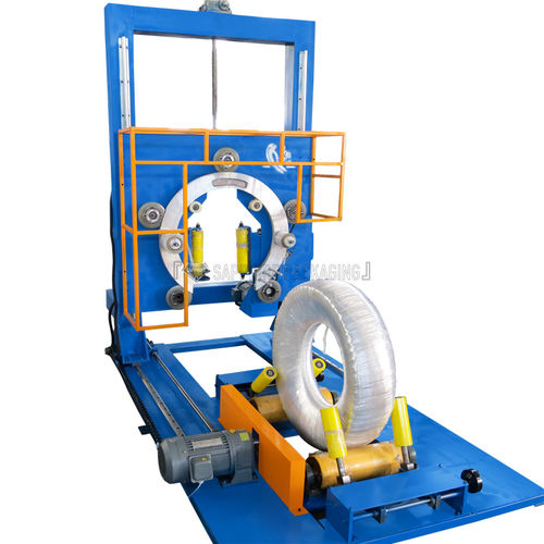 Macchina avvolgitrice e imballatrice verticale - HT - Shandong Sapphire Packaging Machinery - per filo di acciaio / per tubi flessibili