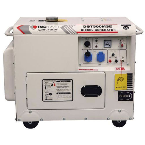Gruppo elettrogeno diesel - DG7500MSE - TMG POWER - monofase / 50 Hz / con raffreddamento ad aria