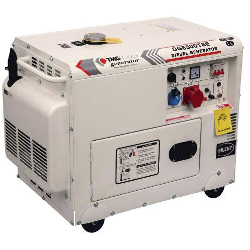 Gruppo elettrogeno diesel - DG8500TSE - TMG POWER - monofase / 50 Hz / con raffreddamento ad aria
