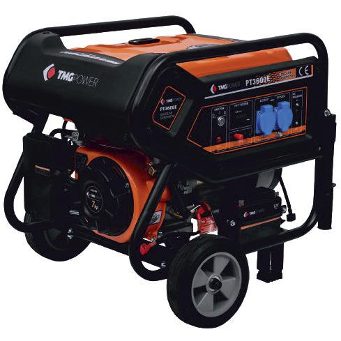 Gruppo elettrogeno a benzina - GG3600E - TMG POWER - monofase / 50 Hz / con raffreddamento ad aria