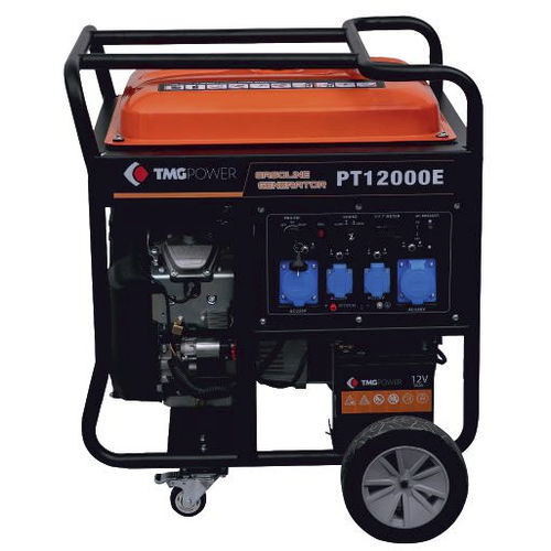 Gruppo elettrogeno a benzina - GG12000E - TMG POWER - monofase / 50 Hz / con raffreddamento ad aria
