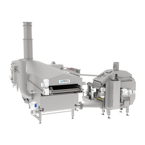 Friggitrice industriale in continuo - PPM Technologies, LLC - per frutta a guscio / a tunnel / automatica