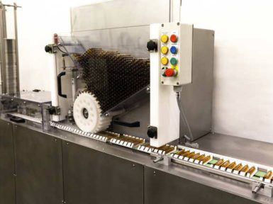 Macchina per imballaggio per fiale - DEREMAUX - automatica / con avanzamento manuale / orizzontale