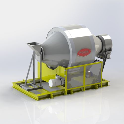 Miscelatore biconico - MBH - GRELBEX - a tamburo / orizzontale / continuo
