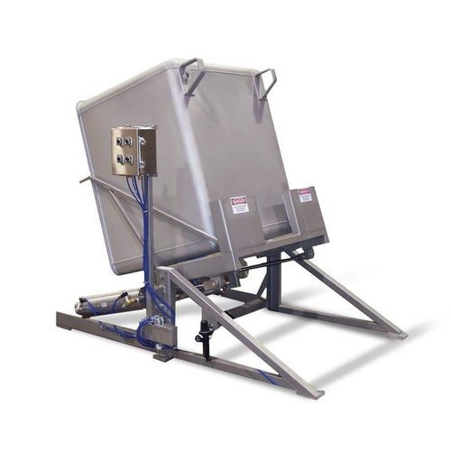 Ribaltatore pneumatico - EnSight Solutions - per container / fisso / in acciaio inossidabile