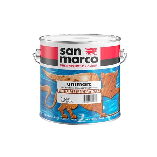 Vernice trasparente di protezione - Unimarc - SAN MARCO - a base acqua / per legno / per legno