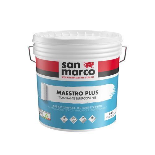 Vernice di finitura - Maestro plus - SAN MARCO - a base acqua / per calcestruzzo / in due mani