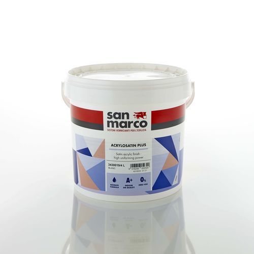 Vernice di finitura - Acrylosatin plus - SAN MARCO - in acrilico / a base acqua / per muro