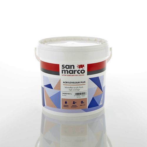 Vernice ad asciugatura rapida - Acrylovelour plus - SAN MARCO - in acrilico / per calcestruzzo / per muro