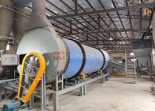 Essiccatore ad aria calda - Coco Peat - Dongding Machinery - per segatura / a tamburo