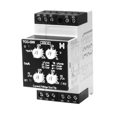 Relè di controllo di livello - TCC-GW-V2 series  - HIQUEL - di tensione / di corrente / 2NA