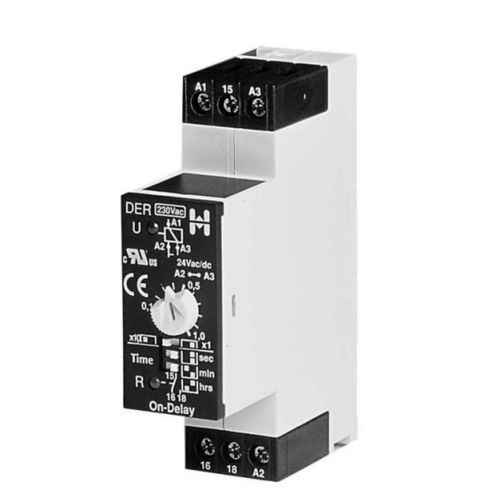 Relè temporizzatore con attrazione ritardata - TE series  - HIQUEL - su guida DIN / a innesto / DIP