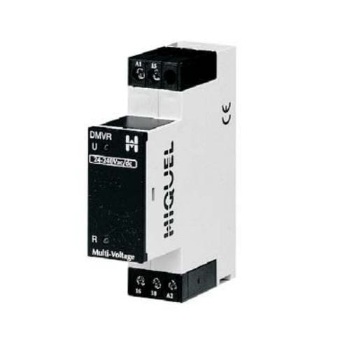 Relè elettromeccanico 24 VDC - DMVR2 - HIQUEL - AC / 2NA/NC / su guida DIN