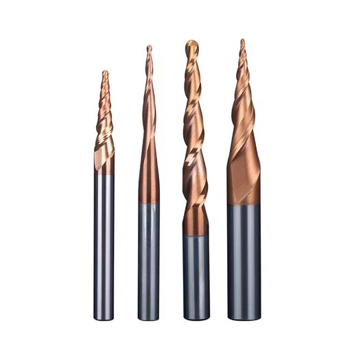 Fresa di testa semisferica - Changzhou Cbaner Precision Tools Co. Ltd - a codolo / carburo solido / in carburo de tungsteno