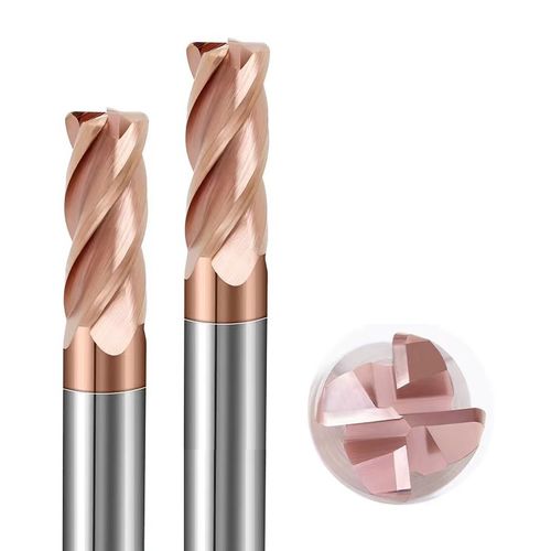 Fresa a raggio - CDR4E-0104050-0.2 - Changzhou Cbaner Precision Tools Co. Ltd - a codolo / carburo solido / in carburo de tungsteno