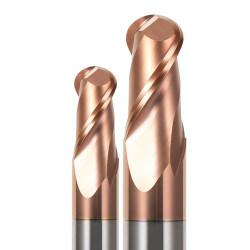 Fresa di testa semisferica - CDB2E-0104050 - Changzhou Cbaner Precision Tools Co. Ltd - a codolo / carburo solido / in carburo de tungsteno