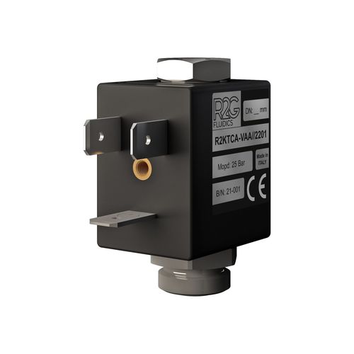 Elettrovalvola a comando diretto - R2KTAA NO - R2G Fluidics Srl - a 2 vie / normalmente aperta / per acqua