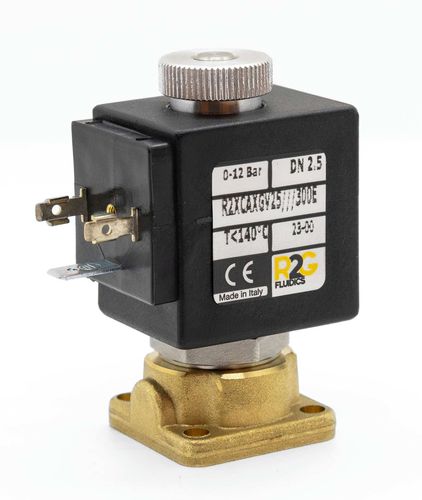 Elettrovalvola ad effetto diretto - R2XC NA/NO - R2G Fluidics Srl - a 2 vie / normalmente aperta / per acqua