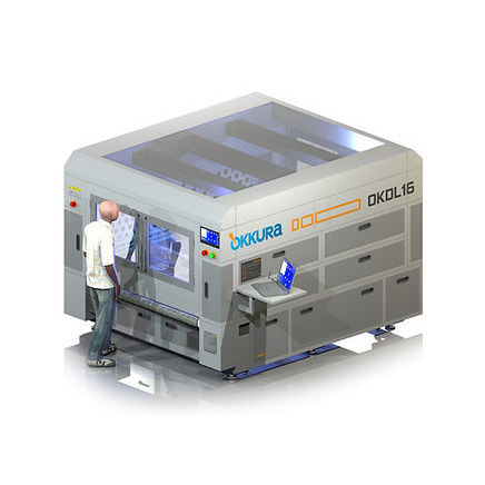 Macchina da taglio laser a 2 fasci - OKDL16 - Okkura Limited - per tessuti tecnici / a base piana / ad alta velocità