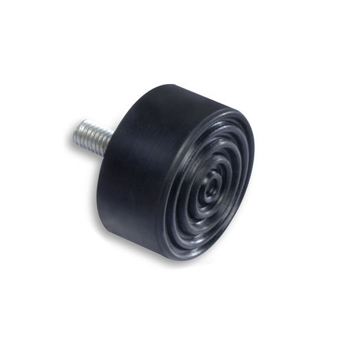 Supporto antivibrazione in gomma - KPM Plasto Rubber Co. - cilindrico / in silicone / in EPDM