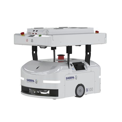 Robot mobile autonomo (AMR) da trasporto - SHERPA-B - SHERPA MOBILE ROBOTICS - elettrico / collaborativo / con piano di appoggio