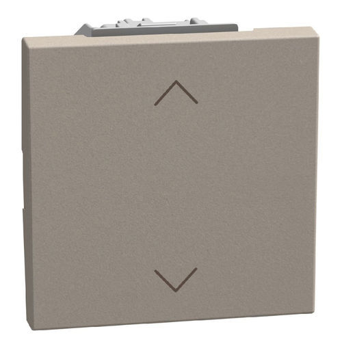 Pulsante 2NA/NC - YG4037NM2 - BTICINO - con interblocco / non luminoso / doppio
