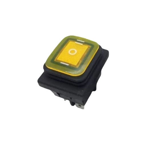 Interruttore a bascula - KCD4-yellow - Yueqing Tongda Wire Electric Factory - DPDT / a tenuta stagna / LED