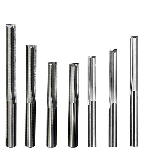 Fresa a 2 denti - TurboCut - Cnc3d - a codolo / integrale / per materie plastiche
