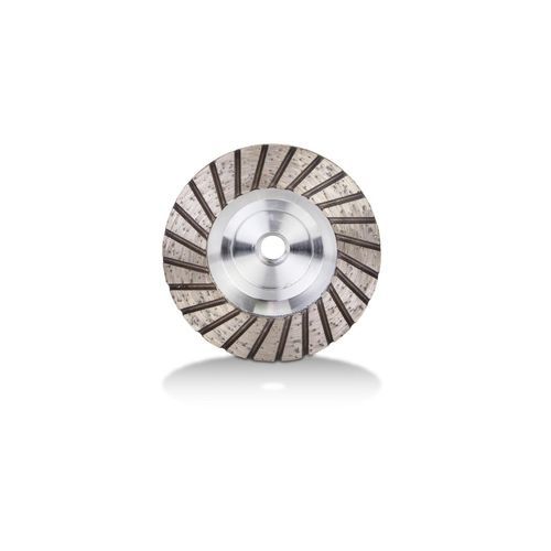 Mola di trattamento superficiale - 5921 - RUBI - cilindrica / diamantata / per smerigliatrice angolare