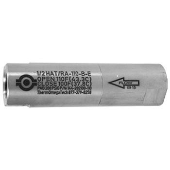 Valvola di scarico per acqua - HAT/RA - Thermomegatech - di regolazione di portata / in acciaio inossidabile / per liquido refrigerante