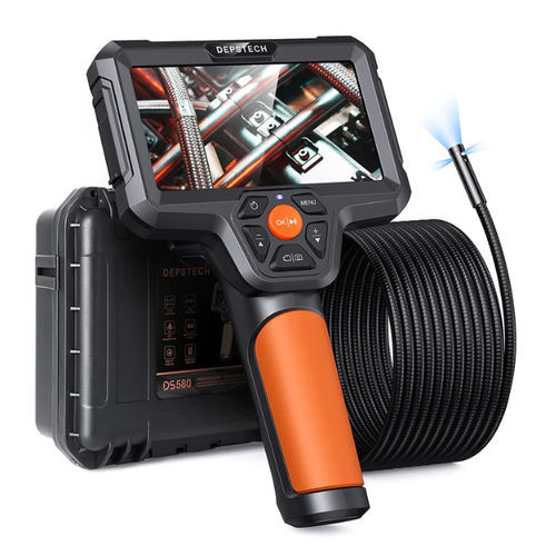 Boroscopio flessibile - DS580TL - Shenzhen Dipus Technology Co., Ltd. - per motore / portatile / con 3 videocamere