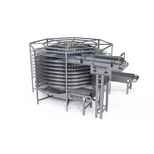 Torre di raffreddamento modulare - Farhat Bakery Equipment - a spirale / per l'industria della panificazione / in maglia metallica