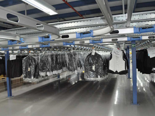 Sistema di trasporto di trasporto - OMNIFLO - Schönenberger Systeme GmbH - per abbigliamento / per tessili / aereo