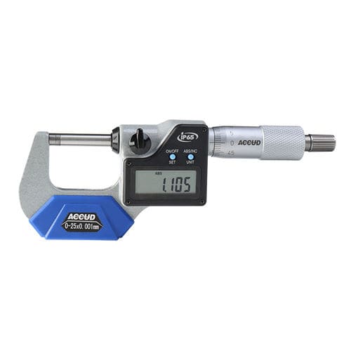 Micrometro per esterni - 313 series - Accud Co. Ltd - digitale / a cricchetto / IP65