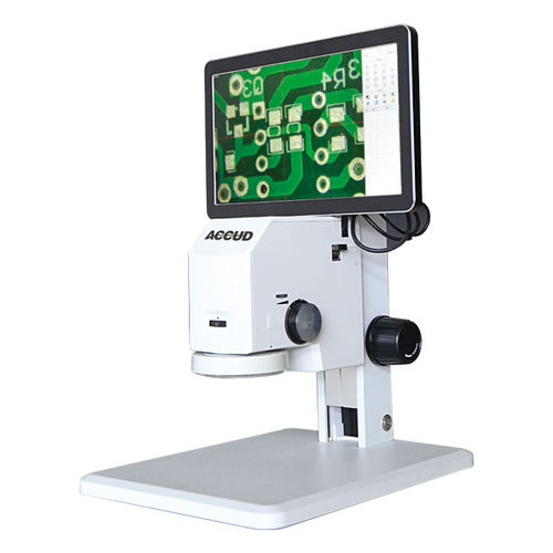 Videomicroscopio ottico - DVM2000 - Accud Co. Ltd - di misura / tablet touch screen / monoculare