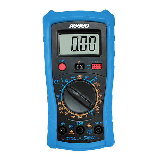 Multimetro digitale - DMT600 - Accud Co. Ltd - portatile / 600 V / cat III