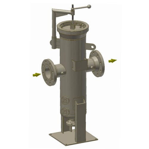 Separatore per liquidi - HFAZ - Heat Group - di particelle / di gas / inerziale