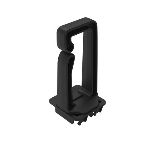 Sistema di gestione cavi D-ring - DINBR10 - EmCom Technology Inc. - su guida DIN